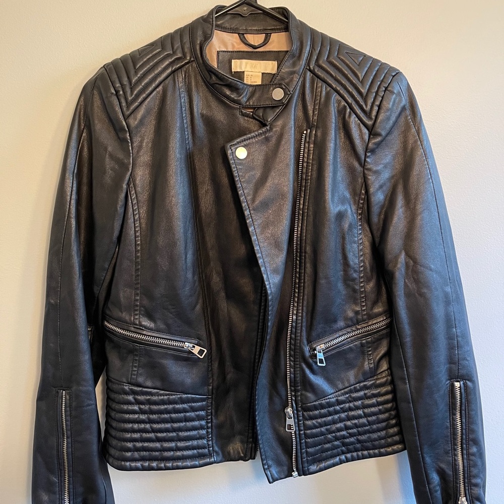 H&M leather jacket